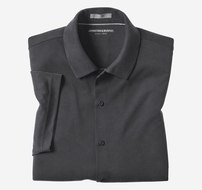 Men's Vintage Birdseye Button-Front Shirt - Johnston Murphy