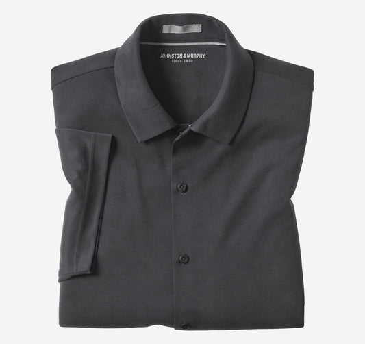 Men's Vintage Birdseye Button-Front Shirt - Johnston Murphy
