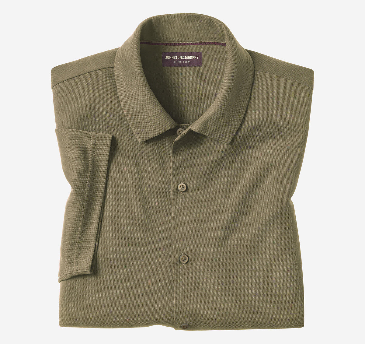 Men's Vintage Birdseye Button-Front Shirt - Johnston Murphy