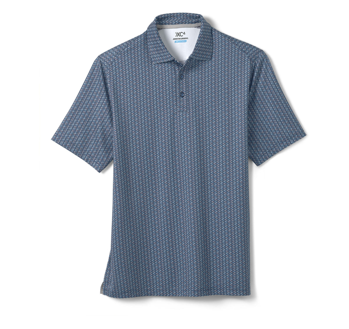 Men's XC4® Performance Print Polos + Cool Degree™ - Johnston Murphy
