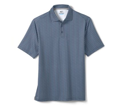 Men's XC4® Performance Print Polos + Cool Degree™ - Johnston Murphy