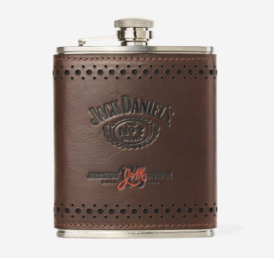 Men's Jack Daniel’s x J&M 175th Leather-Wrapped Flask - Johnston Murphy