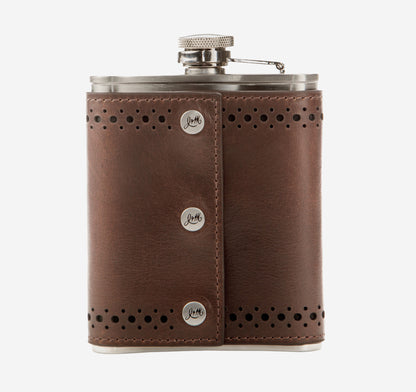 Men's Jack Daniel’s x J&M 175th Leather-Wrapped Flask - Johnston Murphy