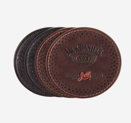 Men's Jack Daniel's x JM 175th Leather Coaster Set - Johnston Murphy