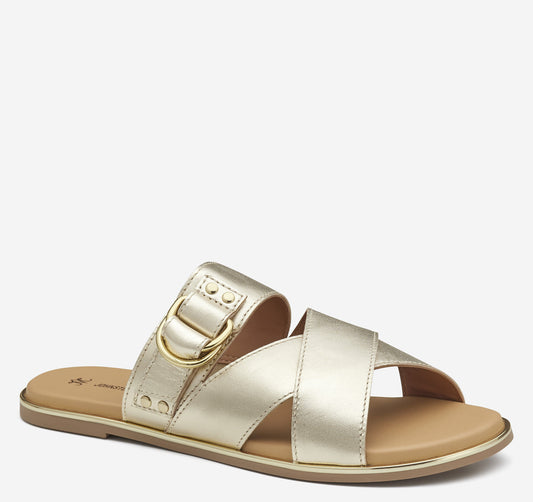 Women's Shayla Cross-Band Slide - Johnston Murphy