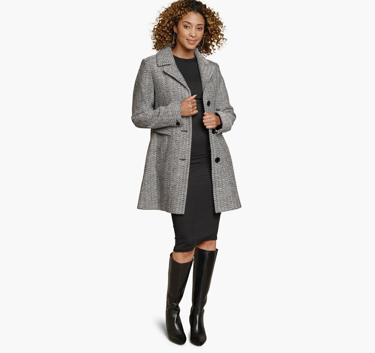 Women's Tweed Coat - Johnston Murphy