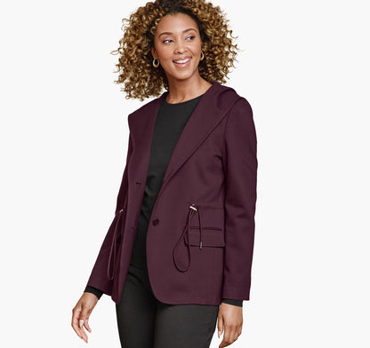Women's XC Flex® Shawl-Collar Blazer with Hood - Johnston Murphy