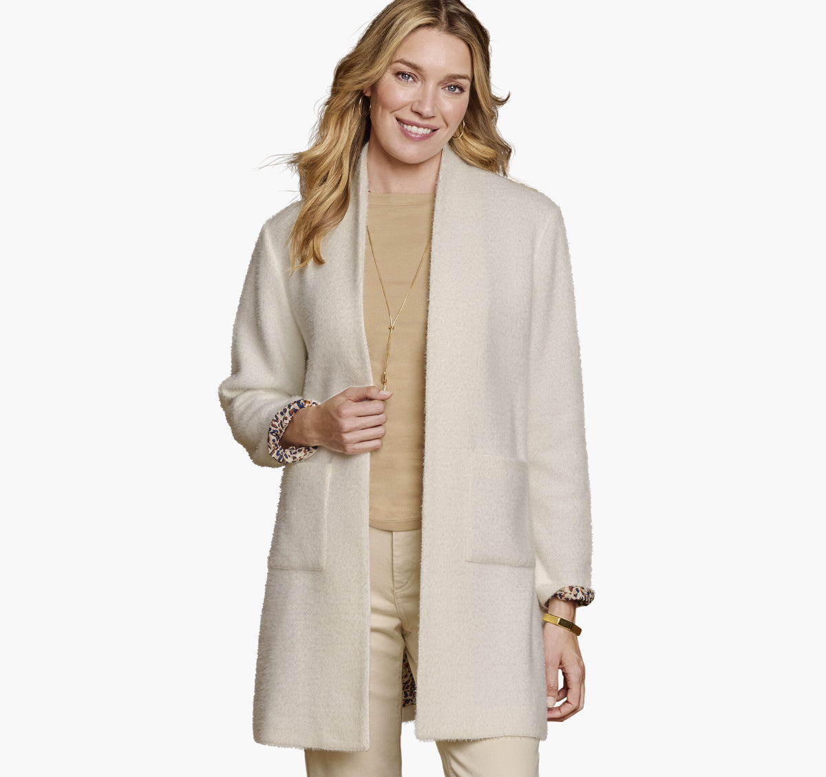 Women's Eyelash Coatigan - Johnston Murphy