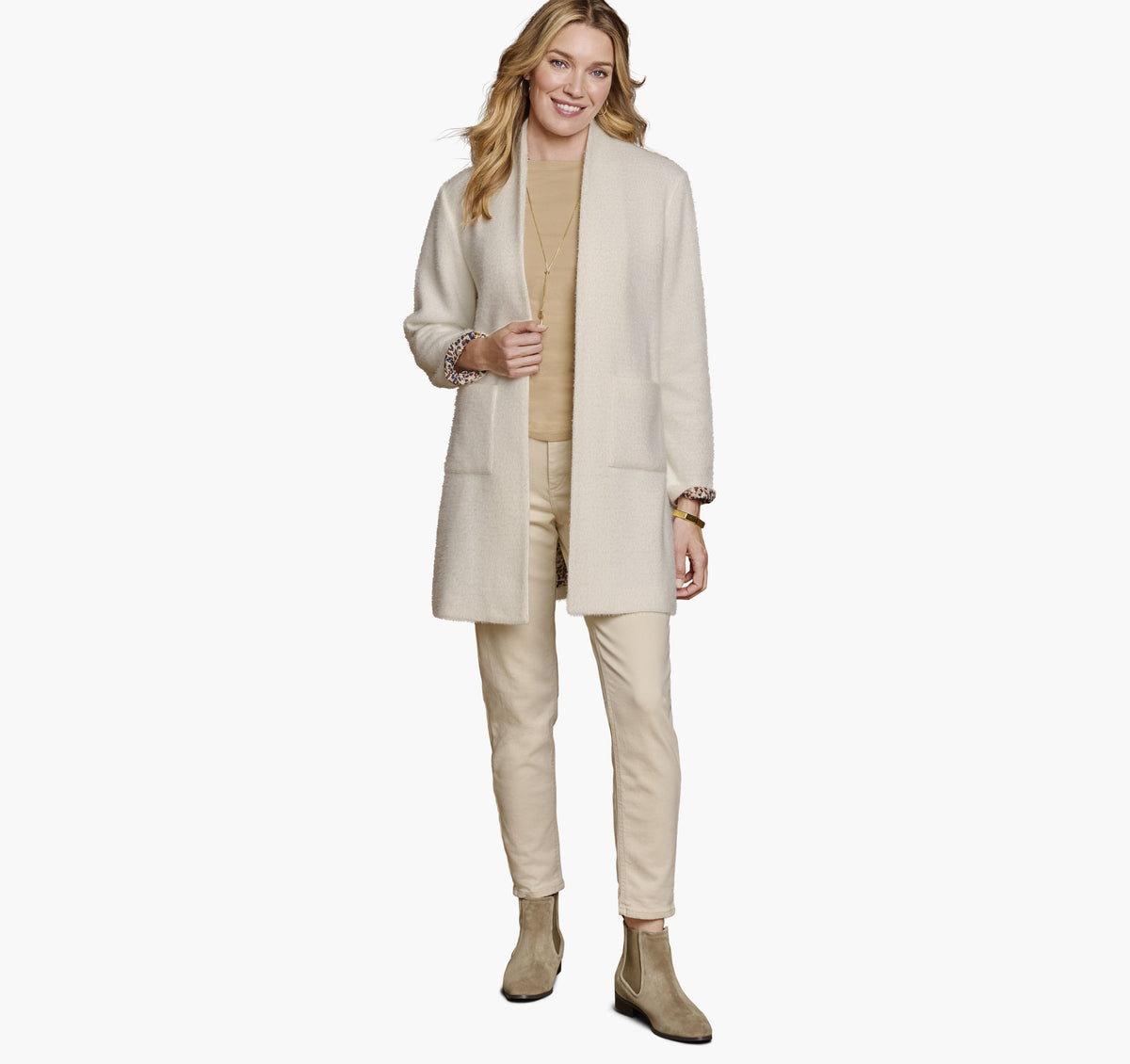 Women's Eyelash Coatigan - Johnston Murphy