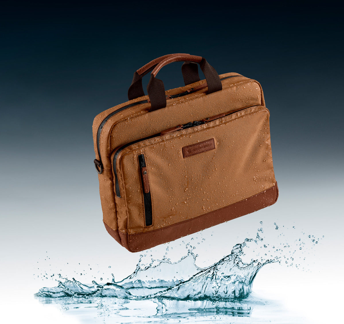 Men's Hudson Waterproof Briefcase - Johnston Murphy