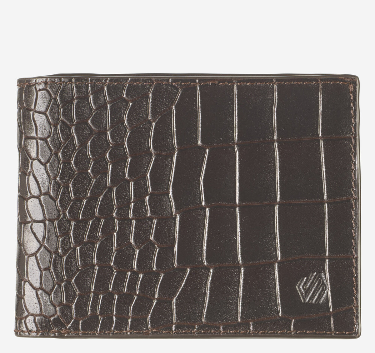 Men's Croc-Embossed Leather Billfold Wallet - Johnston Murphy