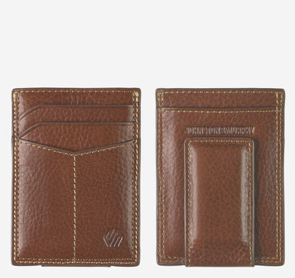 Men's Double-Contrast Stitch Front Pocket Wallet - Johnston Murphy