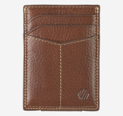 Men's Double-Contrast Stitch Front Pocket Wallet - Johnston Murphy