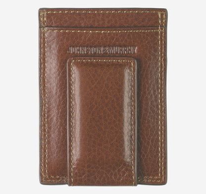 Men's Double-Contrast Stitch Front Pocket Wallet - Johnston Murphy