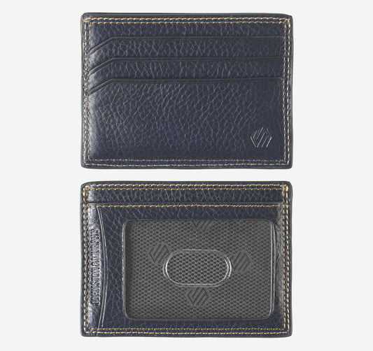 Men's Double Contrast Stitch Weekender Card Wallet - Johnston Murphy