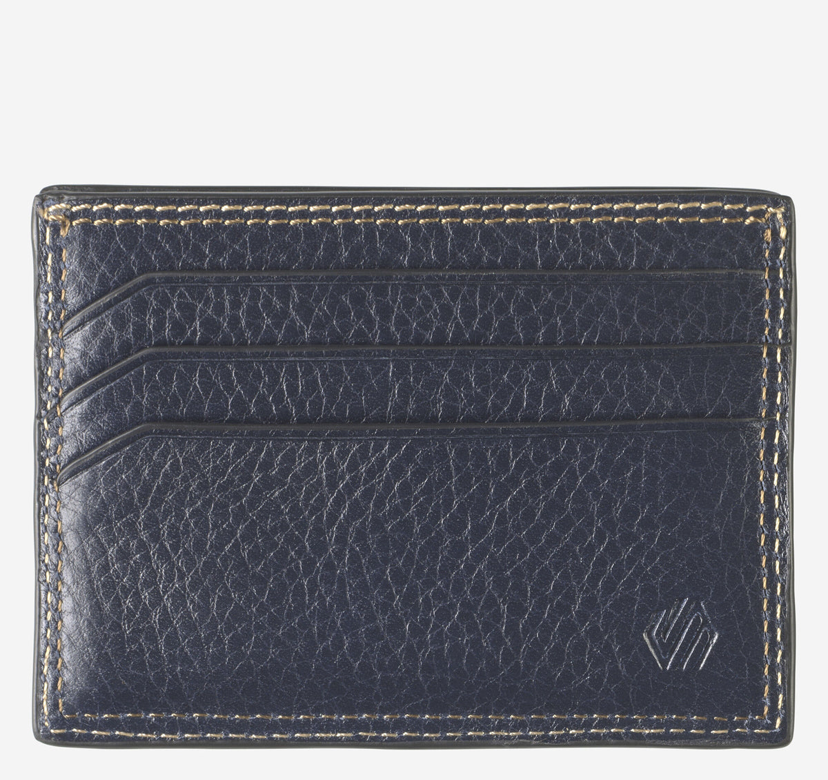 Men's Double Contrast Stitch Weekender Card Wallet - Johnston Murphy