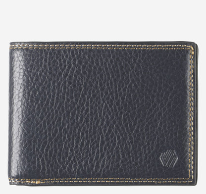 Men's Double Contrast Stitch Billfold Wallet - Johnston Murphy