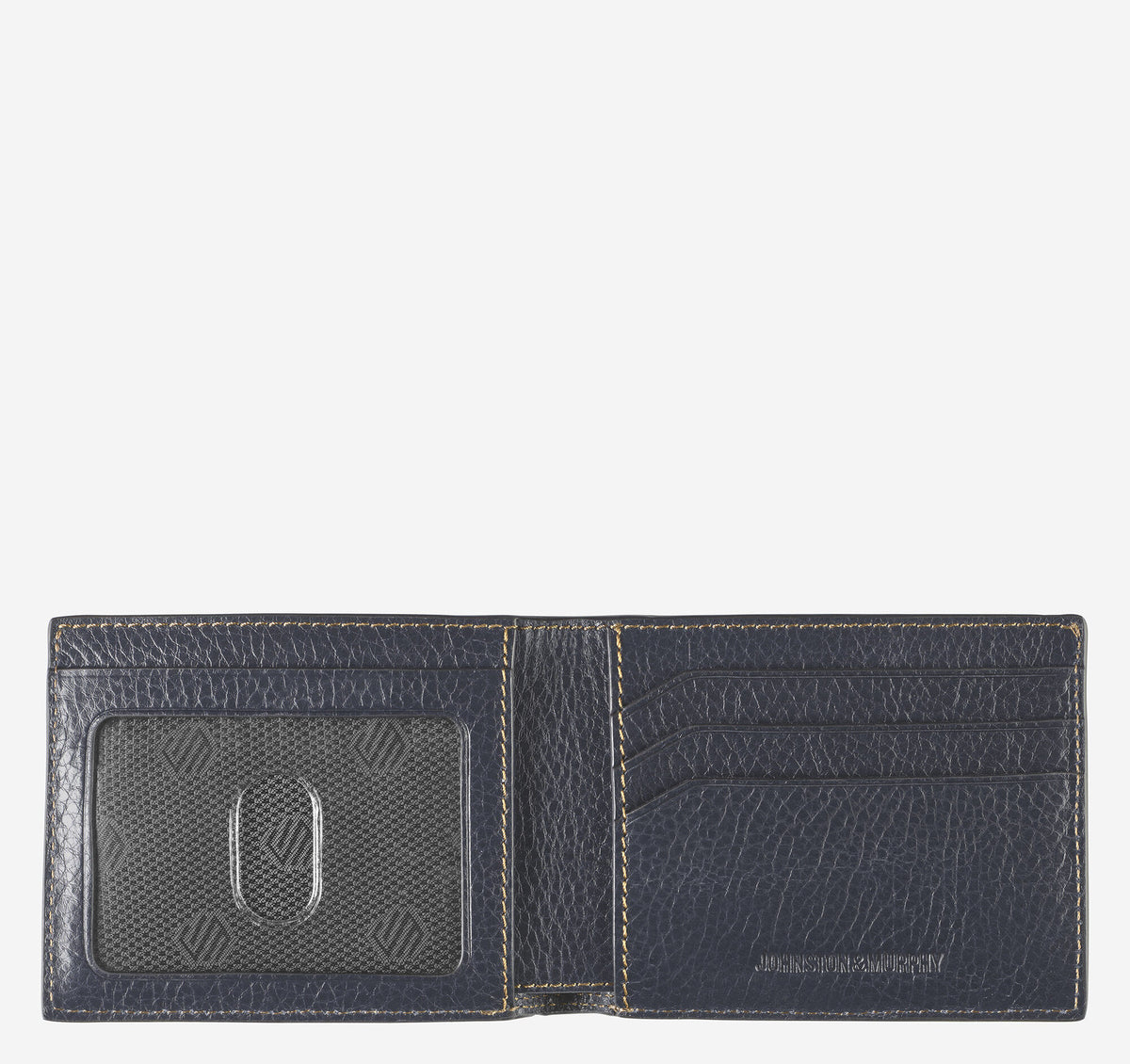 Men's Double Contrast Stitch Billfold Wallet - Johnston Murphy