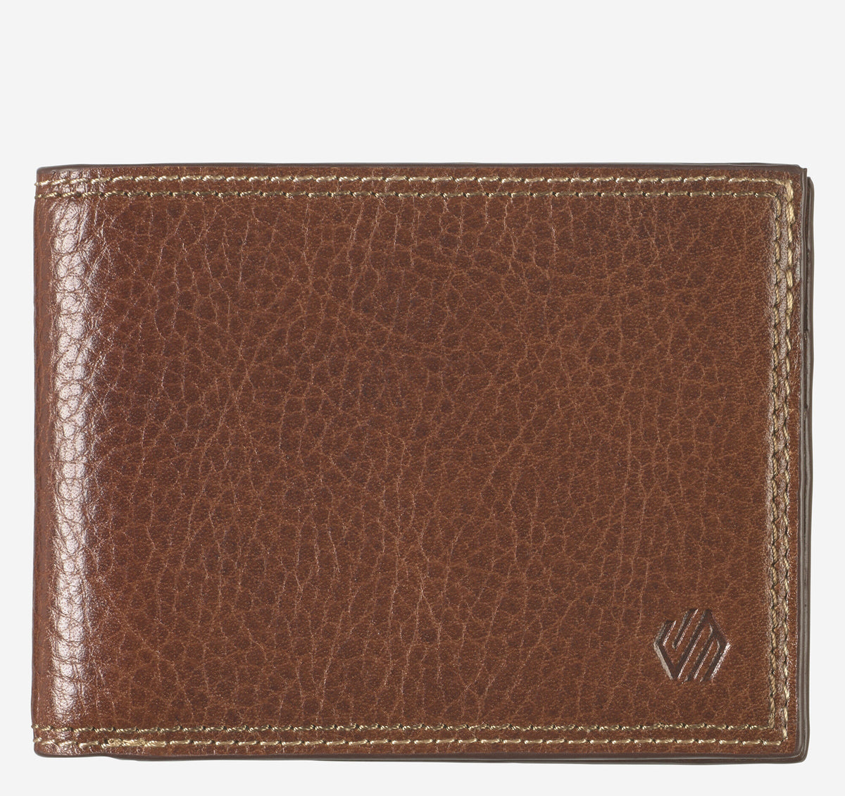 Men's Double Contrast Stitch Billfold Wallet - Johnston Murphy