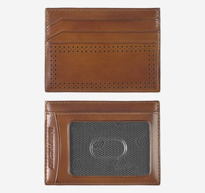 Men's Hudson Perforated Weekender Case - Johnston Murphy
