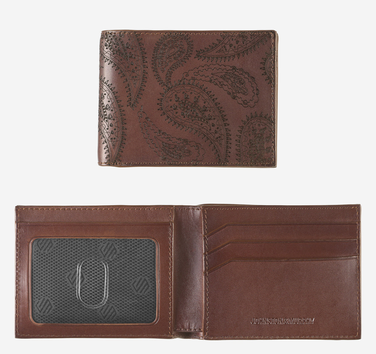 Men's Dress Paisley Billfold Wallet - Johnston Murphy