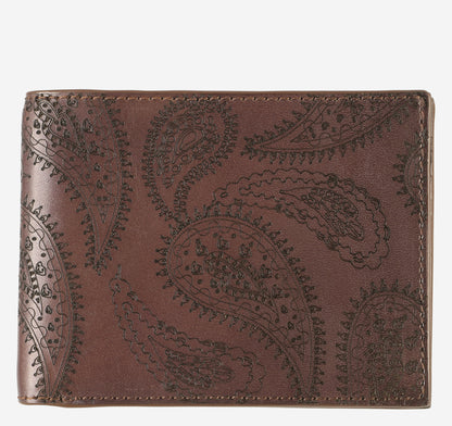 Men's Dress Paisley Billfold Wallet - Johnston Murphy