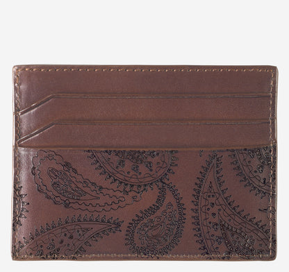 Men's Dress Paisley Weekender Card Wallet - Johnston Murphy