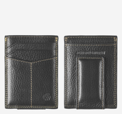 Men's Double-Contrast Stitch Front Pocket Wallet - Johnston Murphy