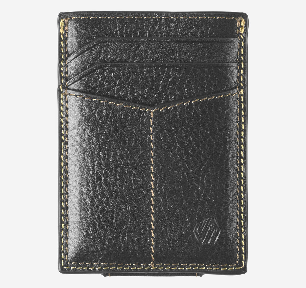 Men's Double-Contrast Stitch Front Pocket Wallet - Johnston Murphy