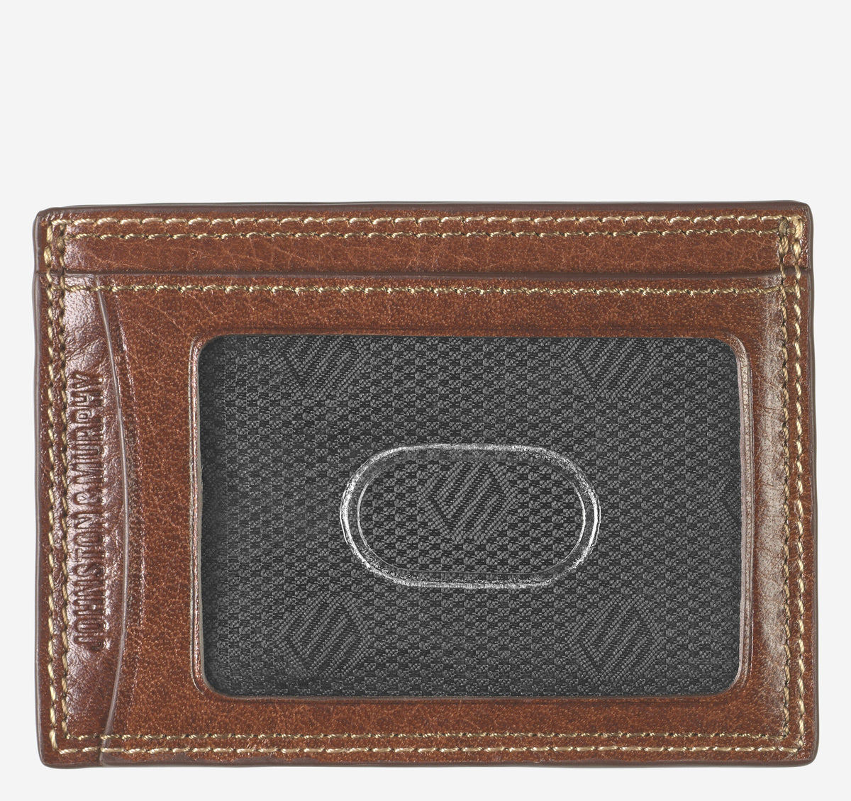 Men's Double Contrast Stitch Weekender Card Wallet - Johnston Murphy