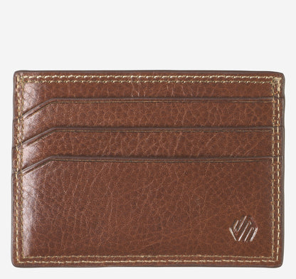 Men's Double Contrast Stitch Weekender Card Wallet - Johnston Murphy