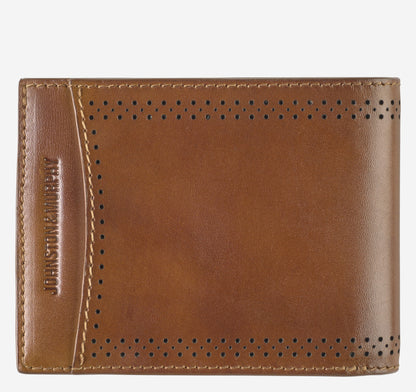 Men's Hudson Perforated Billfold - Johnston Murphy