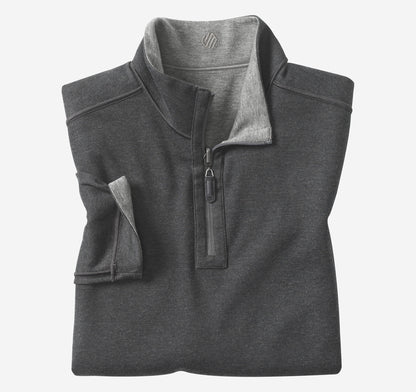 Men's Icon Reversible Solid Quarter-Zip - Johnston Murphy