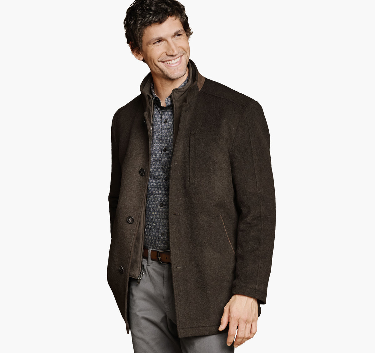 Men's Upton Luxe 175th Anniversary Car Coat - Johnston Murphy