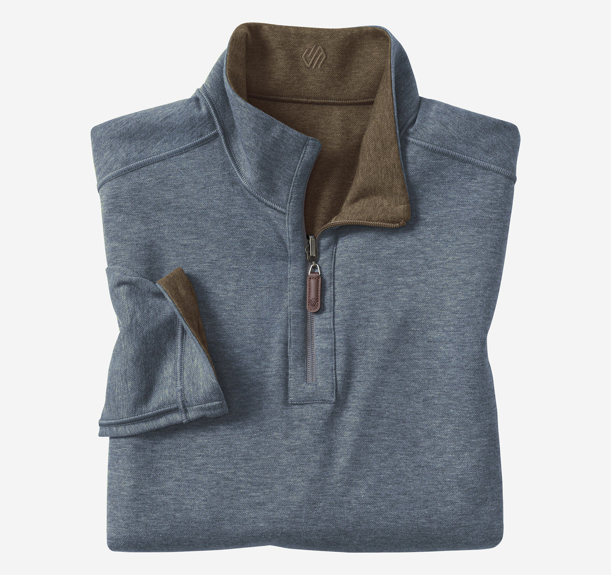 Men's Icon Reversible Solid Quarter-Zip - Johnston Murphy