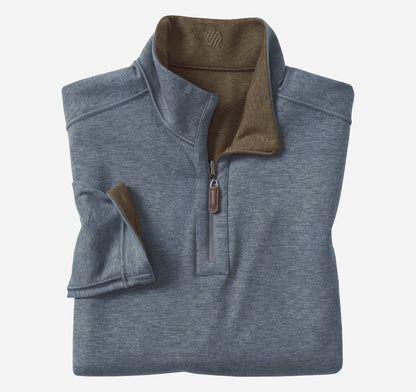 Men's Icon Reversible Solid Quarter-Zip - Johnston Murphy
