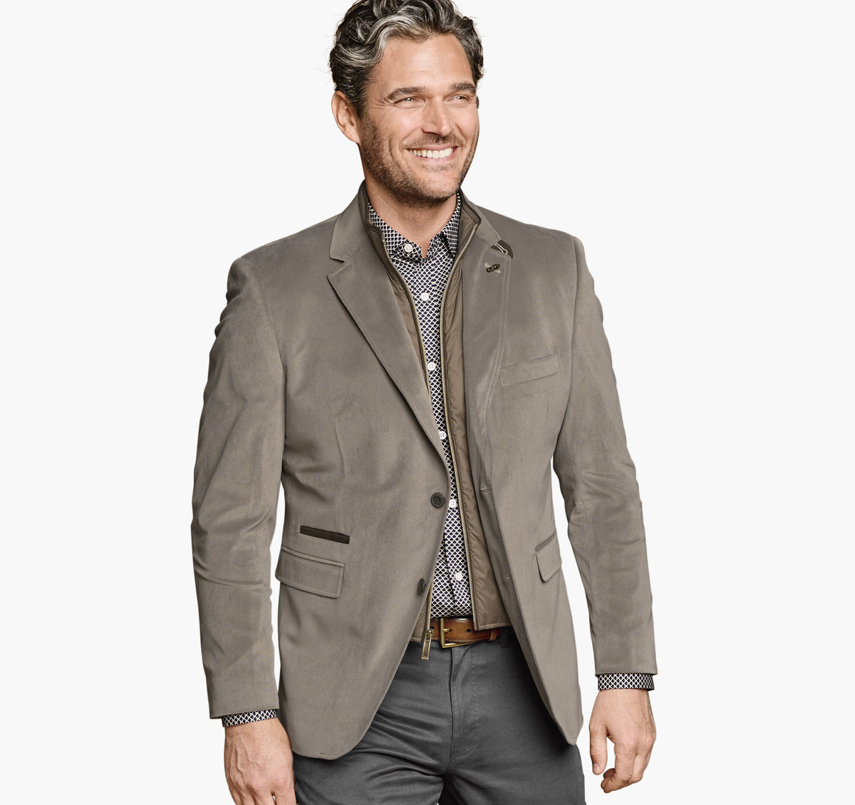 Men's Plush Bibbed Blazer - Johnston Murphy