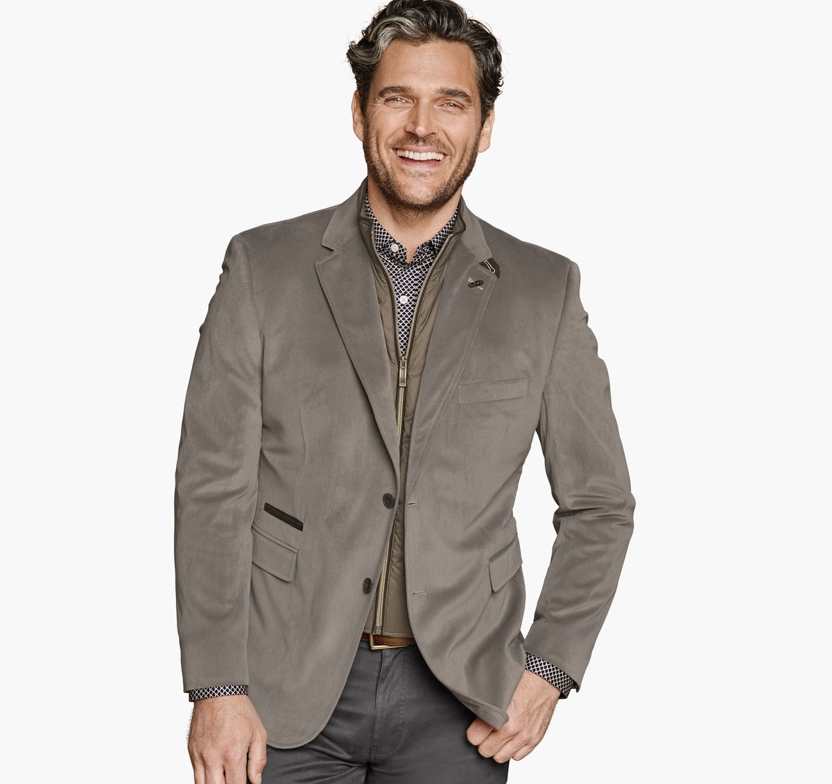 Men's Plush Bibbed Blazer - Johnston Murphy