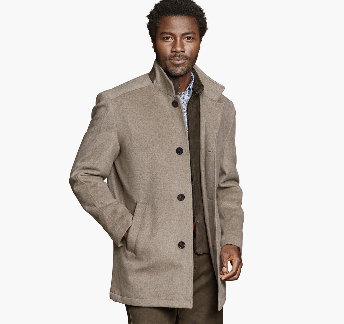 Men's Upton Luxe 175th Anniversary Car Coat - Johnston Murphy