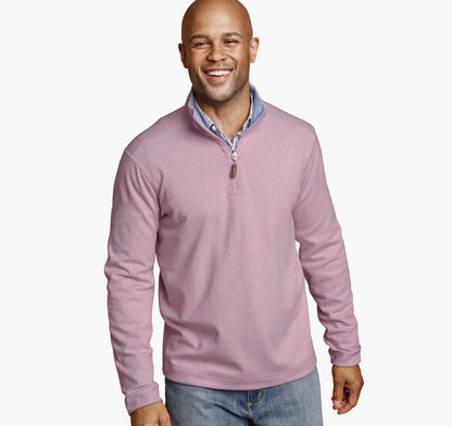 Men's Icon Reversible Solid Quarter-Zip - Johnston Murphy