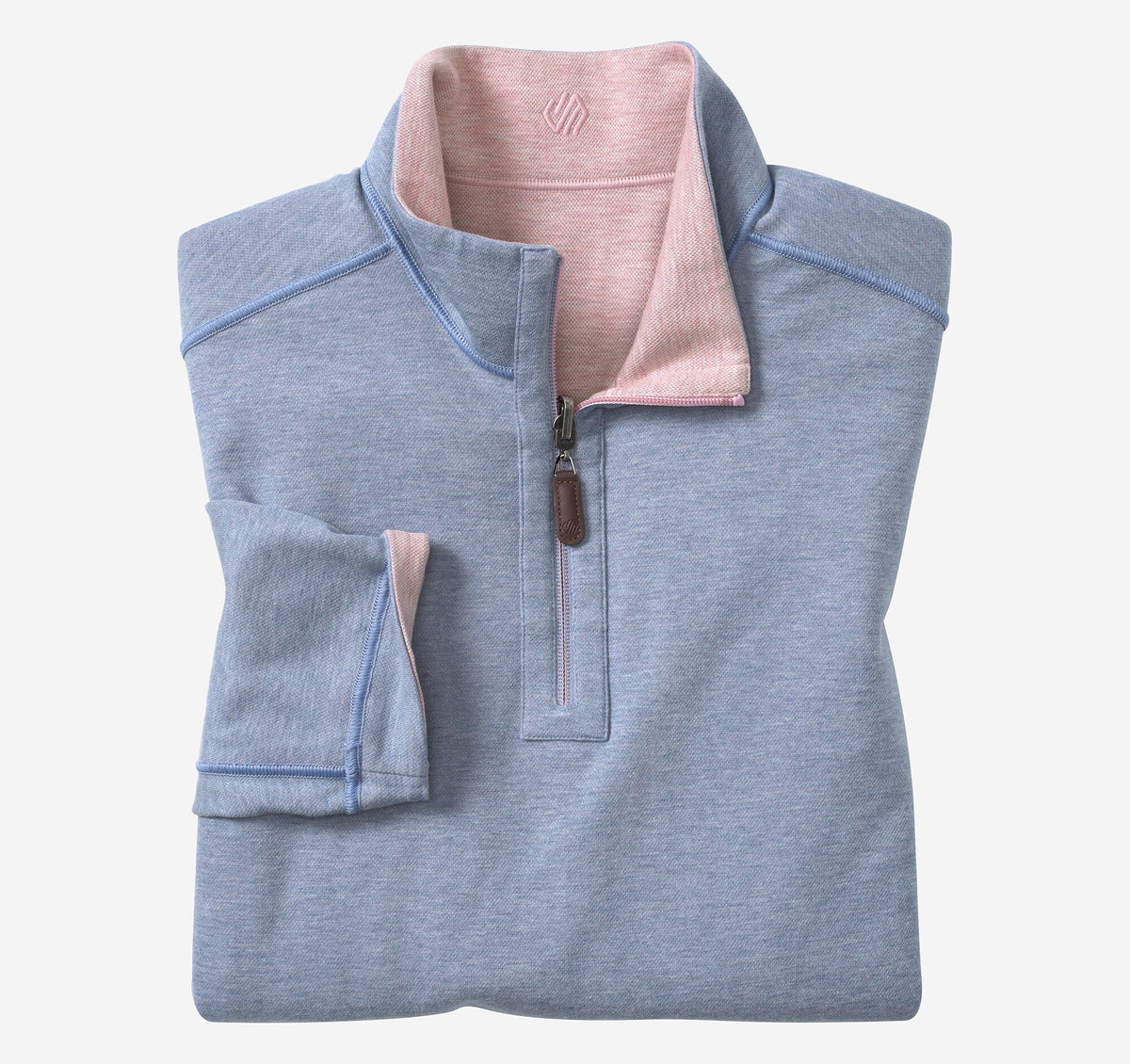 Men's Icon Reversible Solid Quarter-Zip - Johnston Murphy