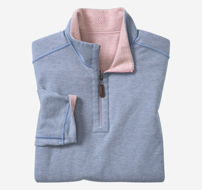 Men's Icon Reversible Solid Quarter-Zip - Johnston Murphy