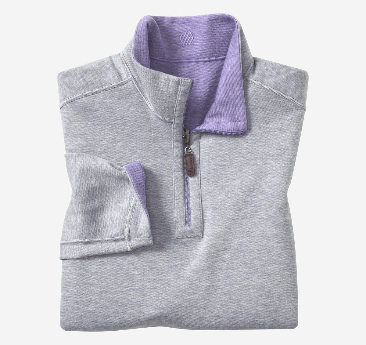 Men's Icon Reversible Solid Quarter-Zip - Johnston Murphy