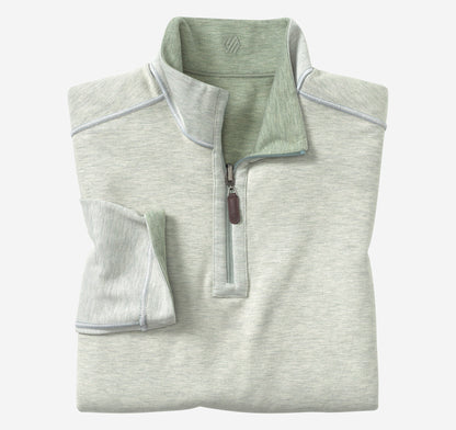 Men's Icon Reversible Solid Quarter-Zip - Johnston Murphy