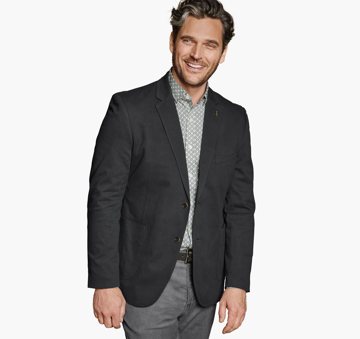 Men's Washed Cotton Blazer - Johnston Murphy