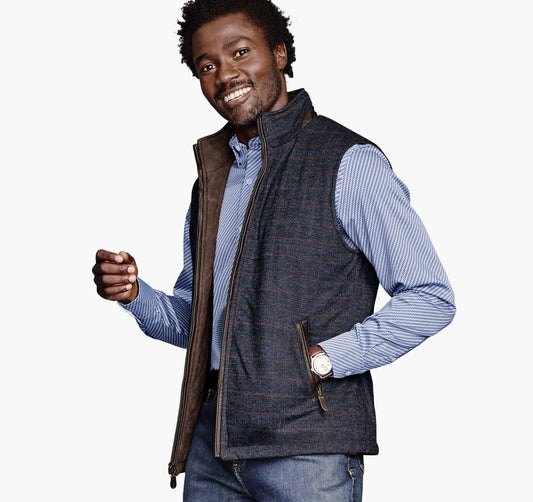 Men's Upton Reversible Vest - Johnston Murphy