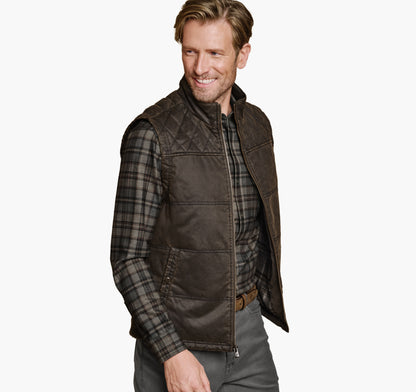 Men's Antique Cotton Vest - Johnston Murphy