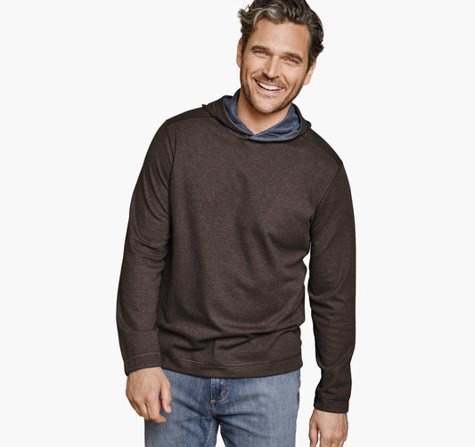 Men's Icon Reversible Hooded Pullover - Johnston Murphy