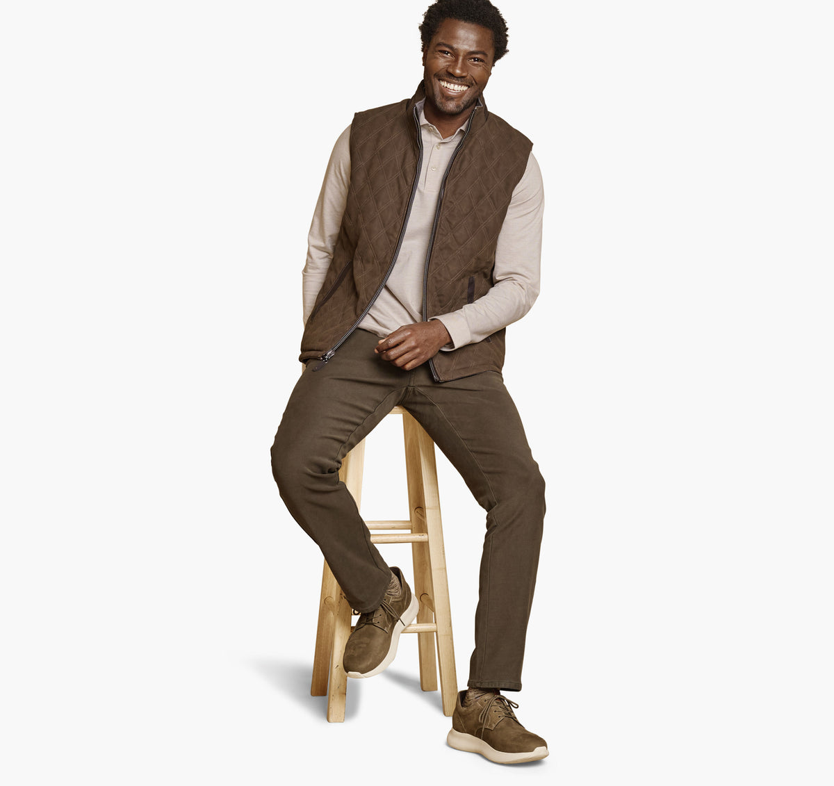 Men's Upton Reversible Vest - Johnston Murphy