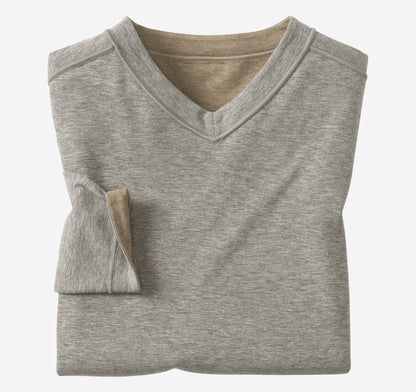 Men's Icon Reversible V-Neck Pullover - Johnston Murphy